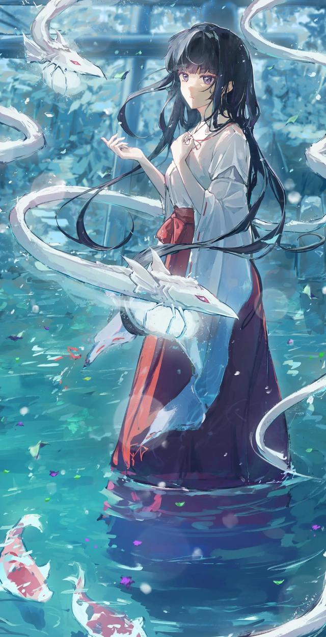 动漫中的穿巫女服的妹纸,简单的衣服,重大的压力(什么是巫女服) - 冷