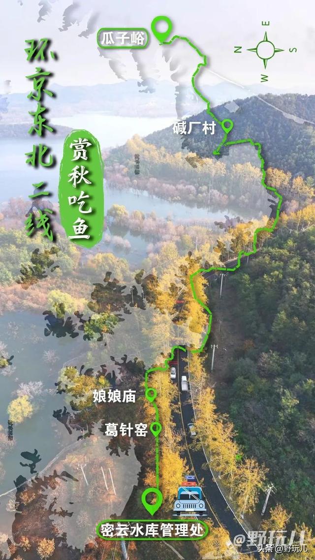 京郊大环线赏秋线路推荐，你去过几条？附自驾线路图