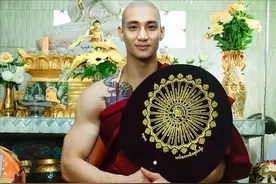 “地表最帅和尚”被万千少女迷恋，后来他为何会被缅甸警方通缉？图片