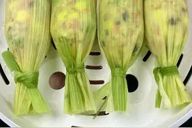 玉米也可以这样吃—糯米玉米包图片