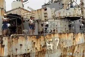 这次给菲律宾来个猛的，一次解决仁爱礁问题，把他的破军舰拉走图片