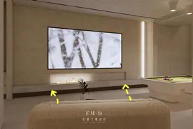 随着去电视+去客厅化的流行，电视柜也被地台取代，确实漂亮实用图片