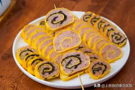 肉蛋卷家常做法，皮韧味香，学到就是赚到图片