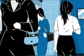 漫画科普：女性公共厕所里藏着的“秘密”，大概只有女生知道图片