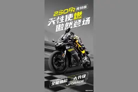 不愧是卷王，无极250RR竞技版发布，除了定风翼还有TCS和座高可调图片