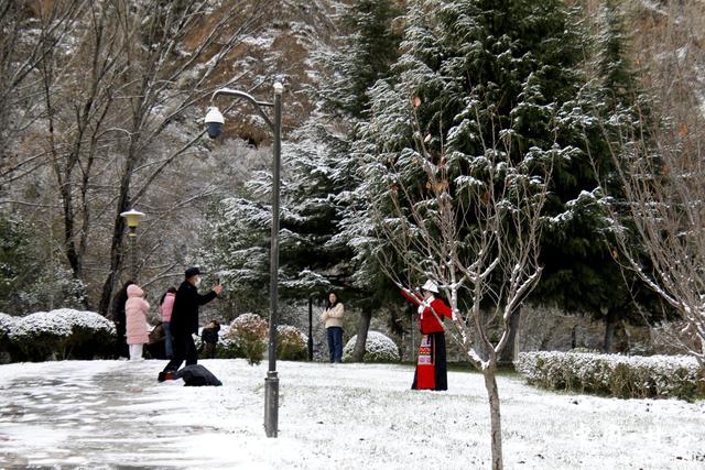 【美丽甘谷】雪落大像山！千年名山裹银纱 尽显冬日韵致
