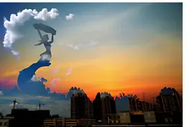 捏土造人炼石补天的女娲氏图片