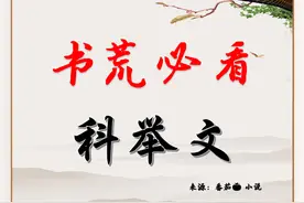 两本好口碑的科举小说，寒门士子努力科考图片