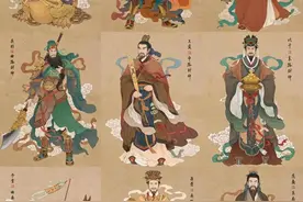 中国神话人物――财神（九路财神）图片