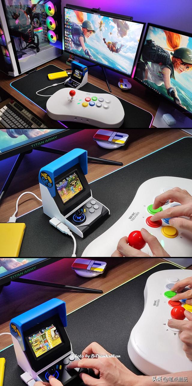 春节把街机搬回家了，单人打拳皇挺爽的，双人ASP更开心