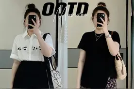 130斤微胖女孩的夏日穿搭，这时尚感“绝”了图片