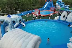 玩水啦！浦江郊野公园里，新增了一个҈水҈上҈乐҈园҈图片