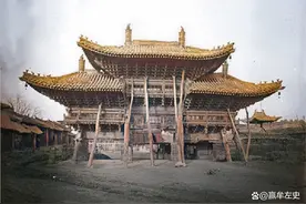 1914年的陕西华阴县，云水相望的玉泉院，势壮气雄的西岳庙图片