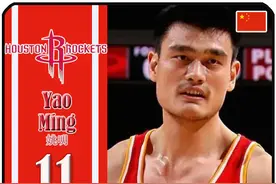 球星卡（NBA）：姚明NBA初年 休斯顿火箭队阵容（02-03赛季）图片