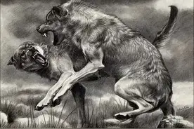 猛虎遭遇狼群围攻，谁才是最后赢家？结局你想象不到图片