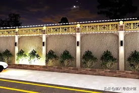 自建房院子这么做才新颖，围墙上面镂空设计，院内种花种菜好自在图片