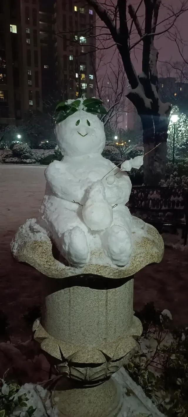 大郑州堆雪人内卷严重，哪个是金奖？全河南的雪人都在这里了