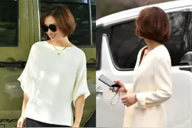 50岁女人：这才是你该有的春季打扮，不烫发也不扮嫩，优雅又年轻图片