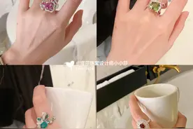高颜值，4款芳龄富婆必备｜入门级彩宝戒指图片