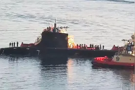 抓“大黑鱼”？昨天，全网都在中国渤海湾“打捞”美军核潜艇图片