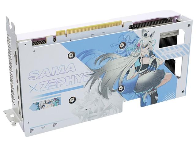 西风带来先马联名RTX 4070 SUPER显卡，配备“先马姬”形象背板