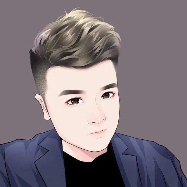 男生手绘漫画头像 帅气十足