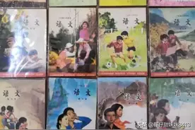 80后怀旧老课本《语文》，一本带有春天气息的语文书，寻找同龄人图片