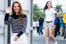 Superga及Veja波鞋曝光率超高，解构凯特的8个平民休闲穿搭图片