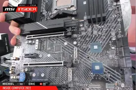 微星展示 AMD X670 主板双芯片组设计图片