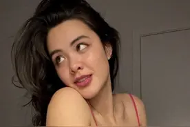 钟丽缇大女儿晒性感！穿吊带背心上围丰满，曾获得选美亚军图片