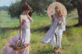 娜达里雅 皮果里太大胆，作品性感惊艳，画中女人肌肤的细腻而性感图片