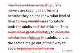 批改英语作文：电影分级图片