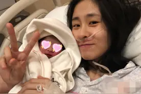 张碧晨生产画面首曝光，33周早产生下女儿，宝宝体重不到4斤图片