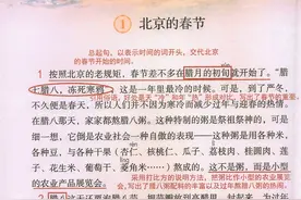 六年级下册语文课堂笔记，第一课《北京的春节》分享图片