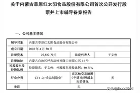 复合调味料企业草原红太阳谋求A股上市，董事长是九田家控股股东图片