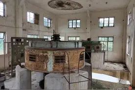 在黄屋屯发现一座废弃的船闸和水电站，网友：埋没了我6年的青春图片
