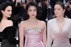 戛纳这一夜，被“丰腴大气”的巩俐惊艳，不迎合审美却碾压全场图片