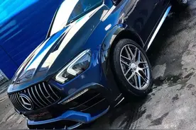 依旧是宽体设计奔驰GLE Coupe改装topcar套件图片