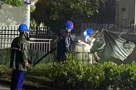雨夜，他们30分钟恢复了供电图片
