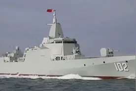 055大驱领衔一路北上！中国海军舰队再赴日本海，拉萨舰首次远洋图片