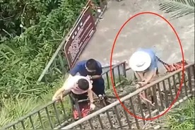 海南保亭七仙岭景区70岁老人抓铁链登顶疑无人监护从千米高坠崖，搜索5小时确认找到遗体，辖区派出所调查图片