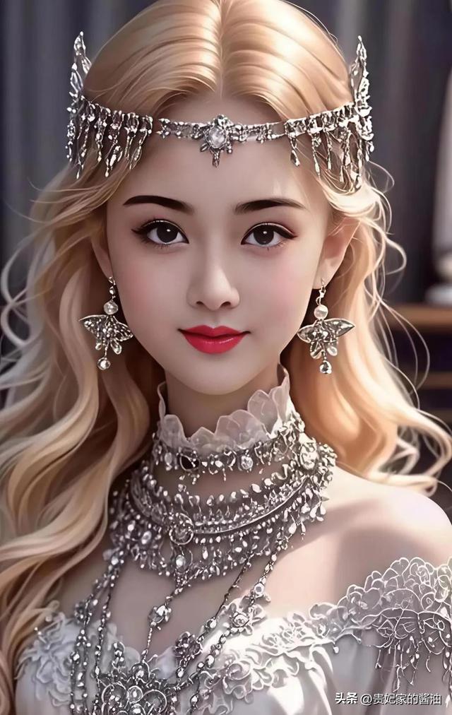 美眸清澈花容月貌