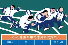 重磅！温州体育中考方案公布！图片