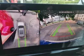 360全景倒车影像绿线，黄线，红线的位置图片