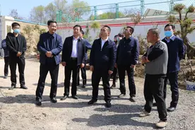 武山县委书记王新强，县委副书记、县长王志成调研渭川盆艺产业图片