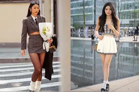 去了上海、杭州才发现：满大街都是“乐福鞋+白袜”，看着好时髦图片