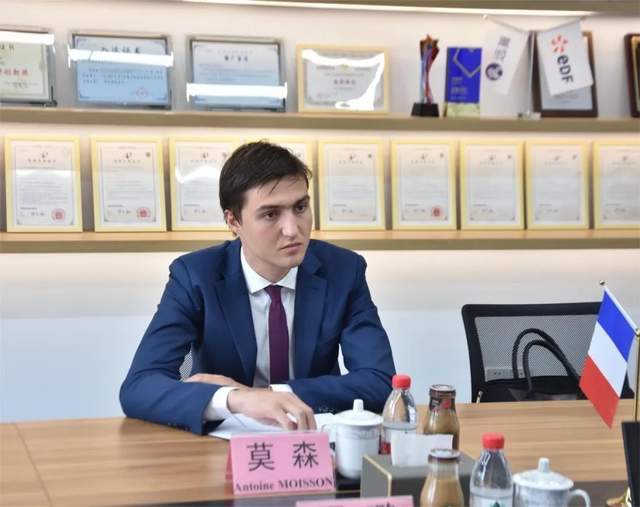 【中法合作】法国驻华大使馆经济参赞莫森先生到访远算科技的图2