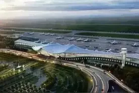 上海第三机场越来越近了图片