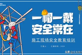 安全标识与安全纪律，47页施工现场安全教育培训，安全生产培训图片