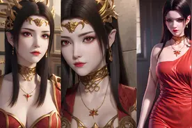 《斗破苍穹》美杜莎AI性感壁纸图片